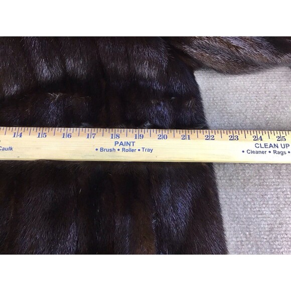 Lowenthal Fur Custom Women Sz 10 Full Length Mahogany Mink Coat MSRP $4550 - Picture 11 of 16